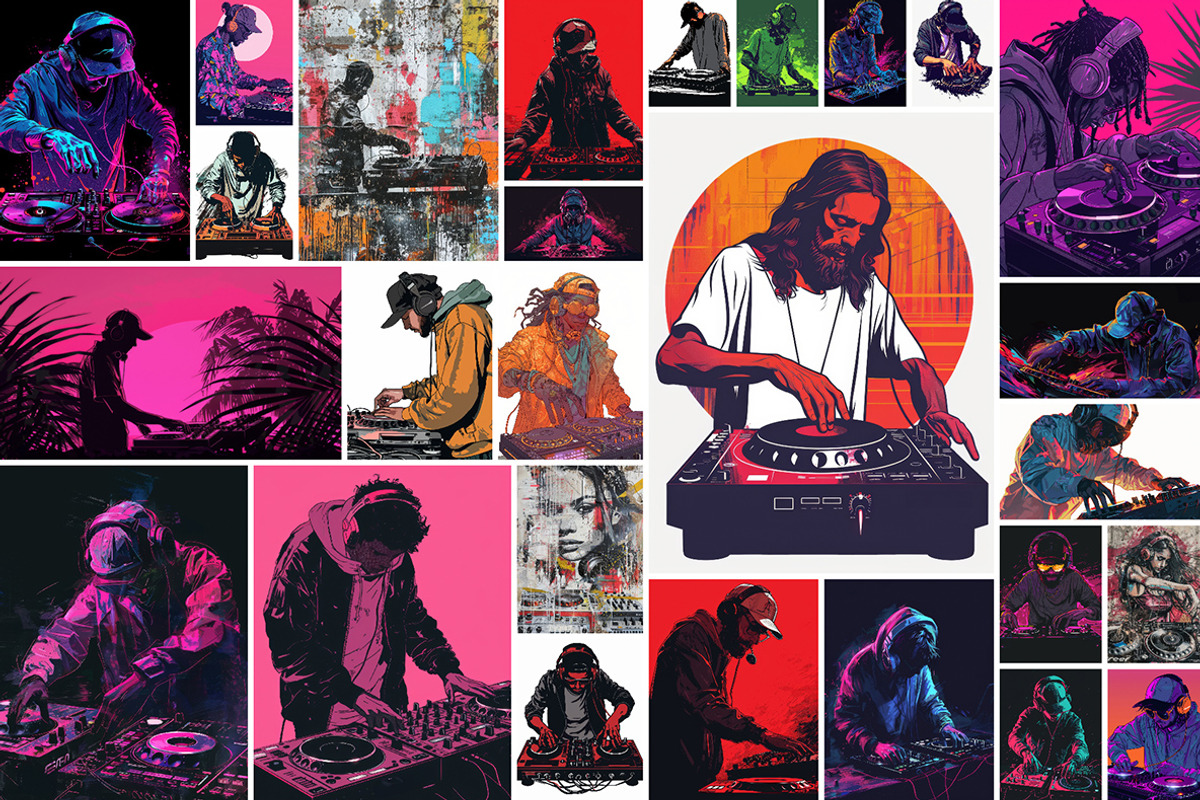 DJs- 103 illustrations, a Person Illustration by Handmadefont (Photo 4 of 18)