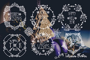 Winter borders,wreath frames,decor, a Decorative Illustration by Tatianakost49 (Thumbnail 5 of 5)