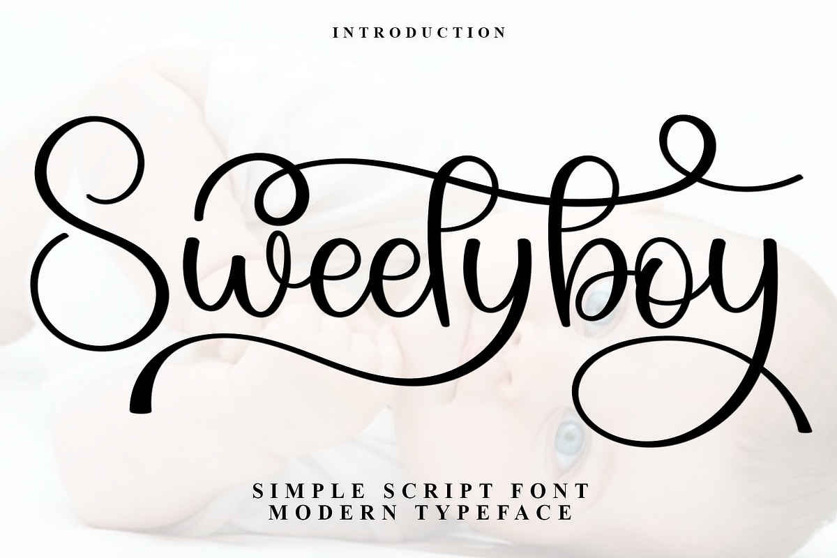 Sweetyboy, a Handwritten Font by FreshTypeINK (Photo 1 of 8)