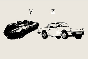 Cars Dingbats Font