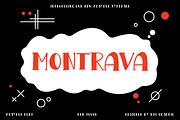 MONTRAVA Playful Display Font, a Handwritten Font by NTC Graphic (Thumbnail 1 of 6)