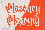 The Beastiful Modern Blackletter, a Blackletter Font by Vampstudio (Thumbnail 3 of 13)