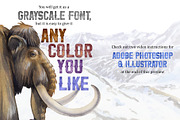 Ice Age - installable SVG font, a Sans Serif Font by Ekaterina Glazkova (Thumbnail 3 of 7)