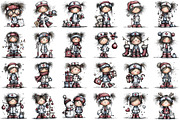 Christmas Nurse Girl Clipart, an Illustration by Sublimation Artist (Thumbnail 2 of 6)