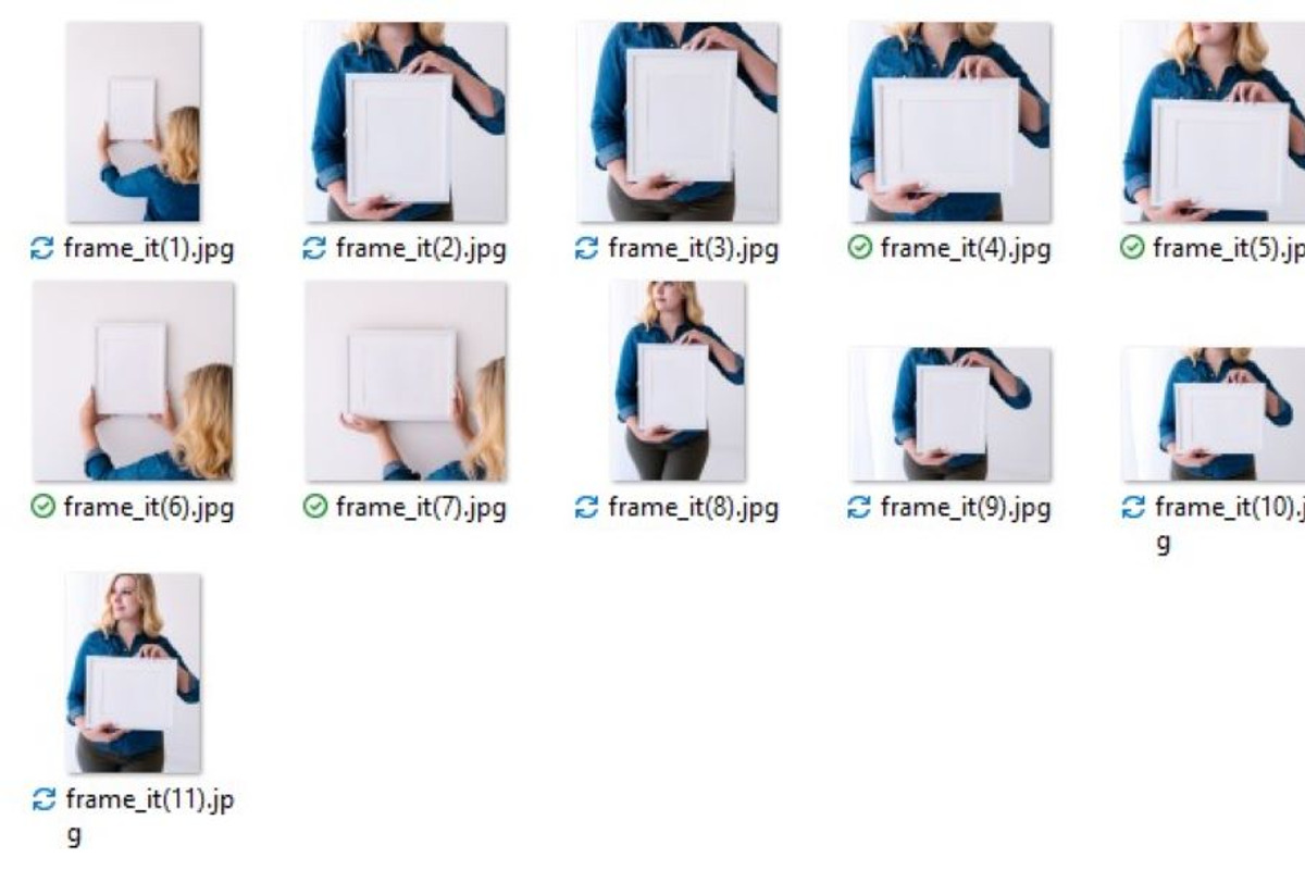 Frame It In Denim Mockups(4+ Images), a Shirt Mockup by Ivory Mix (Photo 2 of 2)