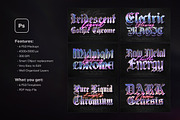 Iridescent Gothic Chrome Text Effect, a Layer Style Add-On by Andrew Skoch Design (Thumbnail 2 of 8)