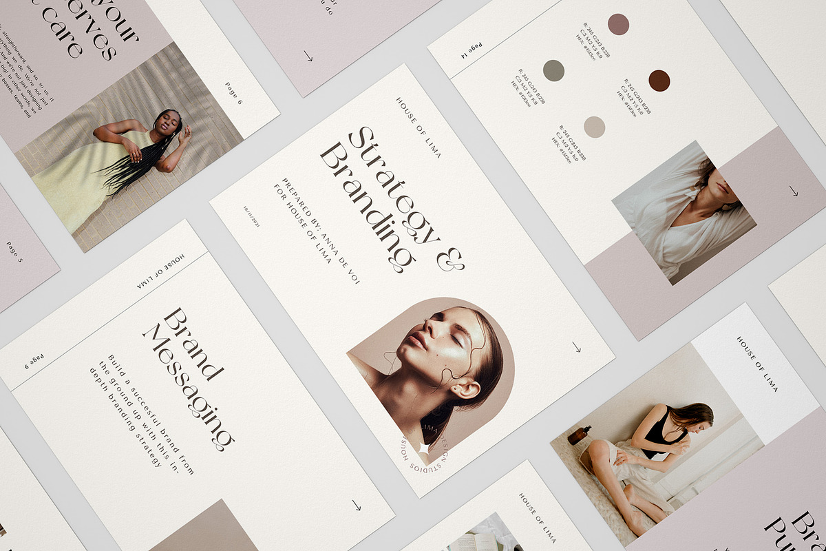 Brand Guidelines & Strategy Template, a Presentation Template by Nurrehmet Studio (Photo 3 of 7)