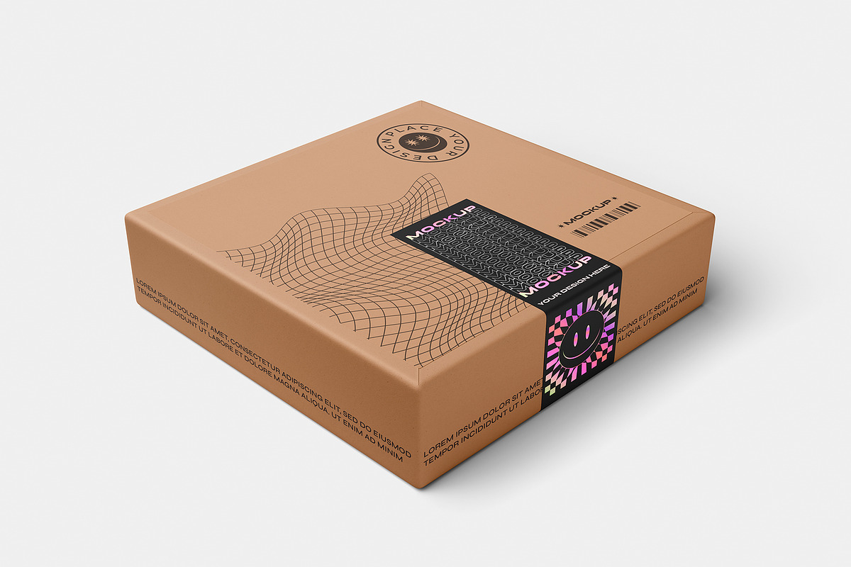 Adhesive Sealing Labels Mockup Set, a Packaging Mockup by ForgeDesign (Photo 9 of 10)