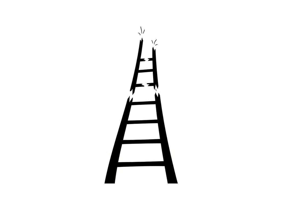 50 Broken Ladder Silhouette Bundle, an Illustration by Designs_River (Photo 30 of 51)