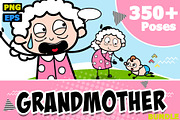 Grandmother ~ Cartoon Character Set, a Person Illustration by The Toon Company (Thumbnail 1 of 12)