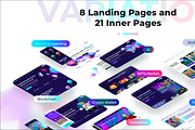 React Next NFT AI Website Template, a Websites & App Template by UInstrument (Thumbnail 2 of 5)