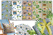 Summer vacation on the beach., a Seasonal Illustration by IrynaPanashii (Thumbnail 7 of 9)