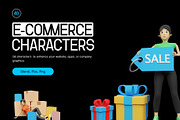 3D Ecommerce Illustrations, an Object 3D Model by Vectors Market (Thumbnail 1 of 8)