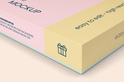 Square Box with Lid Mockups 10 Views, a Packaging Mockup by Illusiongraphic (Thumbnail 18 of 21)