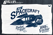 6 Sci-fi Badges, a Branding & Logo Template by PaperBat (Thumbnail 1 of 4)