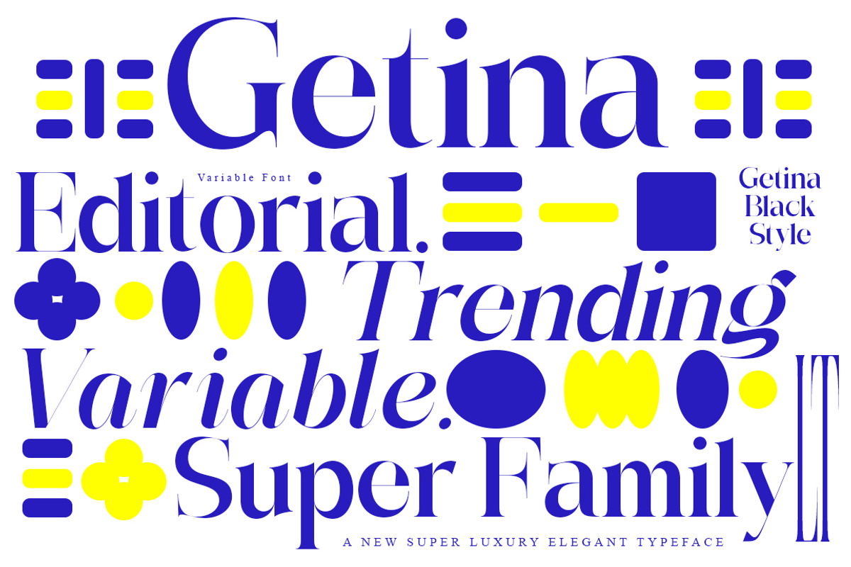 Getina Serif Super Family 243 Fonts, a Serif Font by IM Studio (Photo 10 of 12)