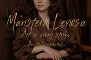Manstera Leviosa - Expressive Script, a Script Font by HypeWorksCo (Thumbnail 1 of 15)