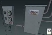 Electrical Control Panel #3, an Object 3D Model by 3DCaster (Thumbnail 4 of 5)