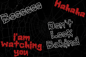 Slimespooky Font Halloween Theme