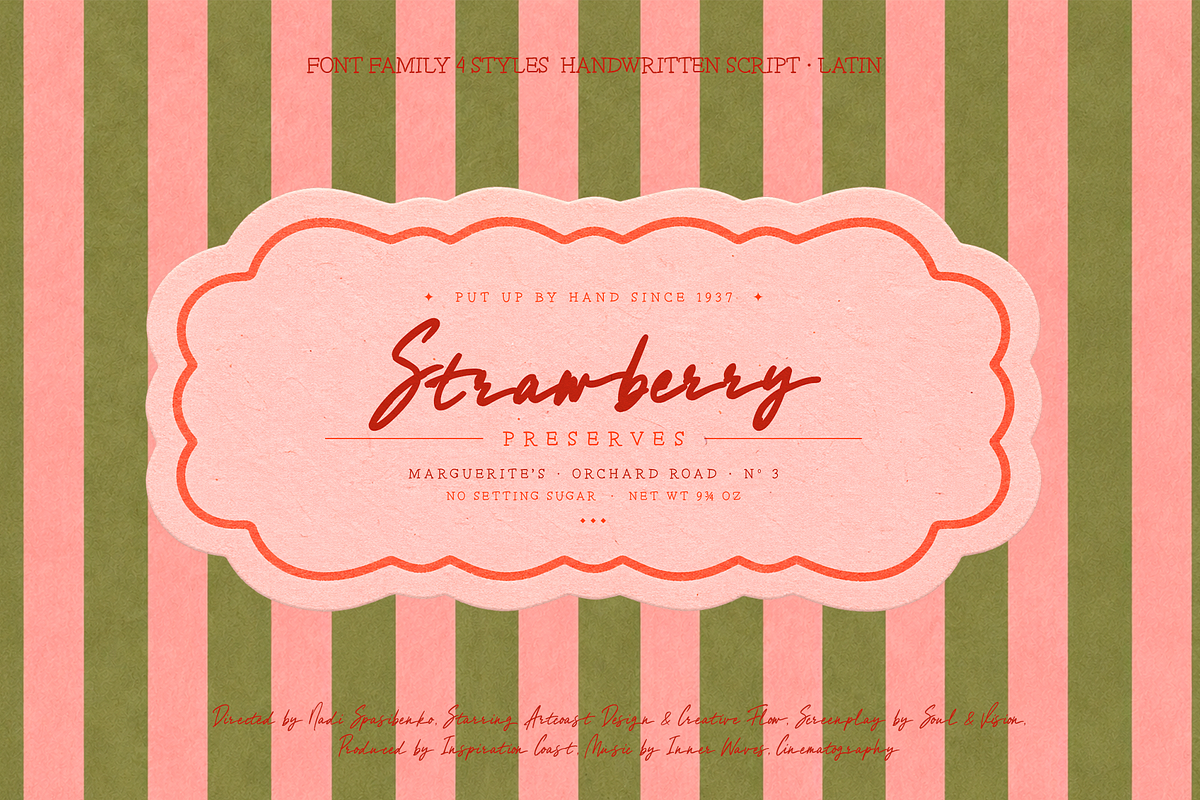 Mia Rossa - Handwritten Font Family, a Script Font by nadispasibenko (Photo 5 of 16)