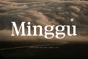 Minggu - Elegant Serif Font