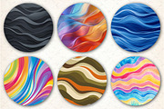 Abstract Waves Seamless Digital Patt, a Pattern Graphic by Libby Wishes (Thumbnail 3 of 7)