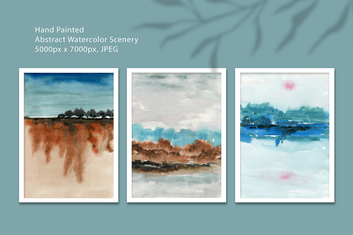 Intangible Scenery - watercolor art, a Background Graphic by Marmoris.Arts (Photo 10 of 34)