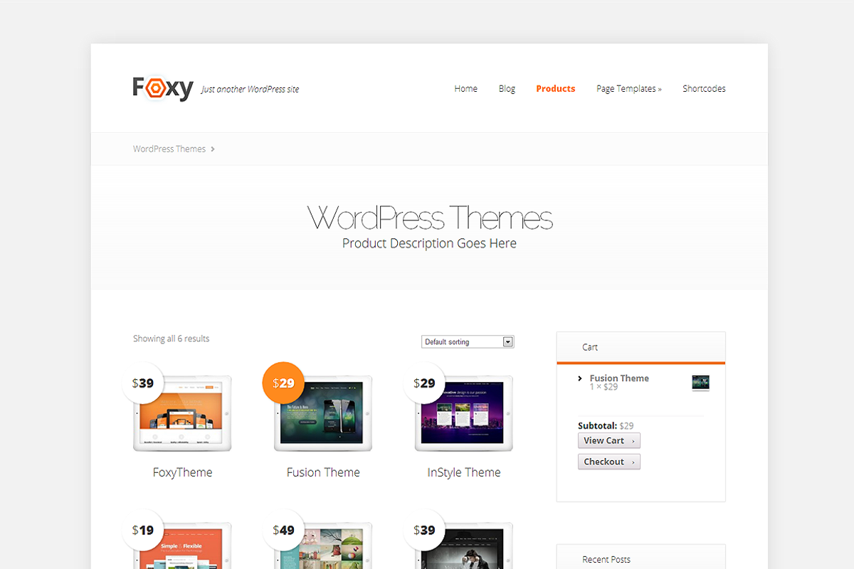 Foxy - Responsive Business Theme, a WordPress Template by Elegant Themes (Photo 2 of 5)