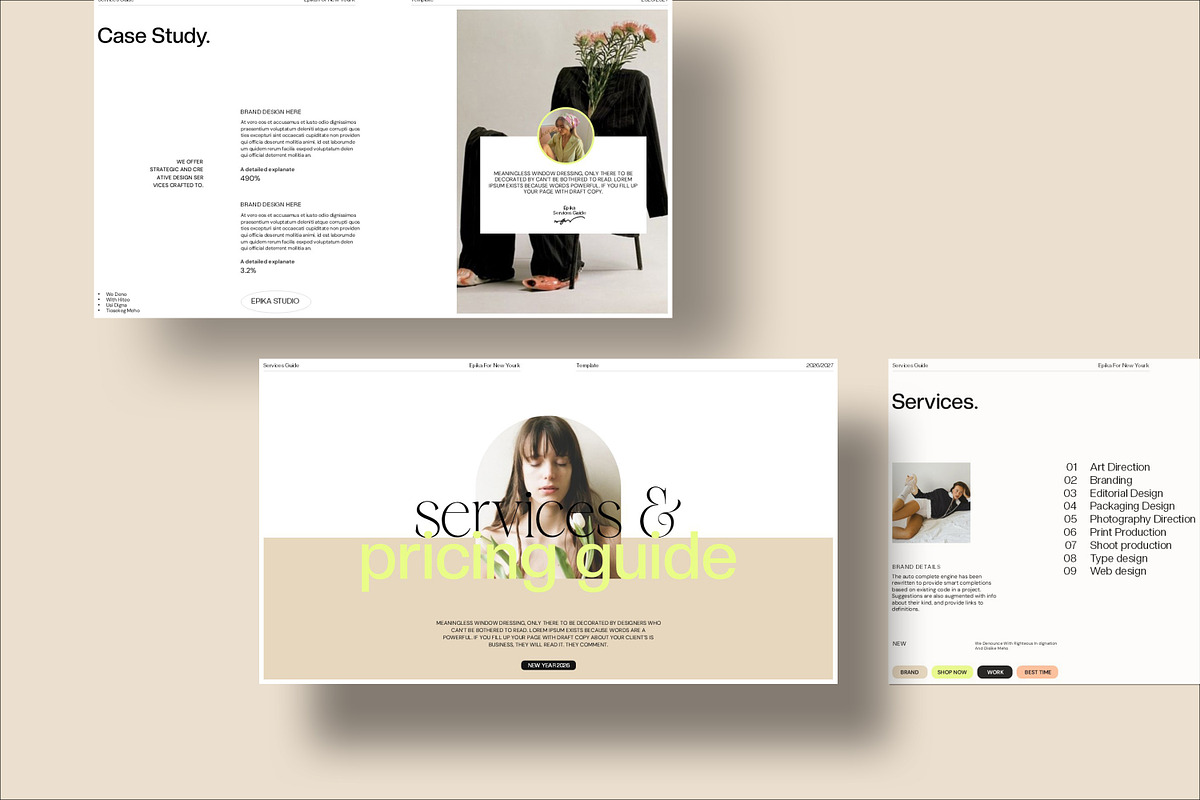 EPIKA | Service Guide Template, a Presentation Template by CreativexGenius (Photo 4 of 8)