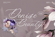 Denise Beauty, a Script Font by kerismaker (Thumbnail 1 of 10)