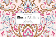 Blush Petaline Traditional Patterns, a Pattern Graphic by LEAFure (Thumbnail 1 of 9)