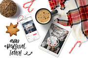 Merry Christmas lettering overlays, an Object Graphic by Artnis (Thumbnail 3 of 5)