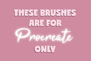 Cute Girly Brushes for Procreate, a Brush Add-On by AnniaArt (Thumbnail 9 of 9)