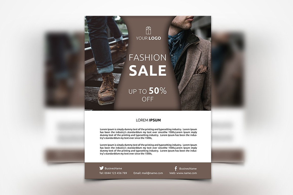 Clothing Flyers - 6 Templates, a Flyer Template by Creatricks
