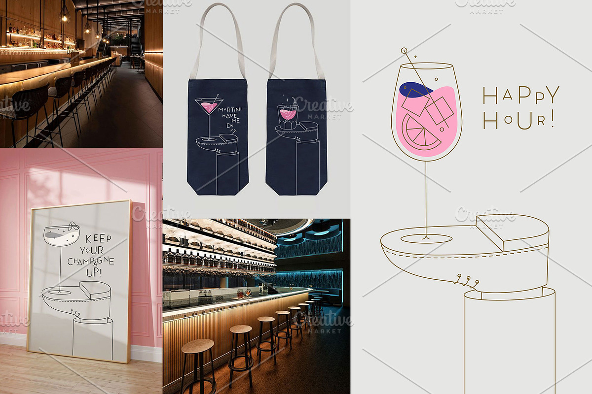 Clink Glass Collection, a Food Illustration by Anna (Photo 7 of 8)