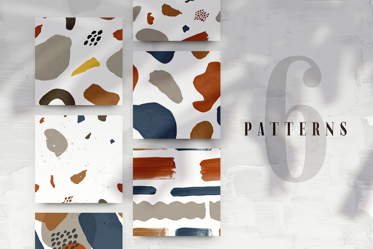 Abstract Backs & Pattern Pack, a Pattern Graphic by kavoon (Photo 8 of 11)