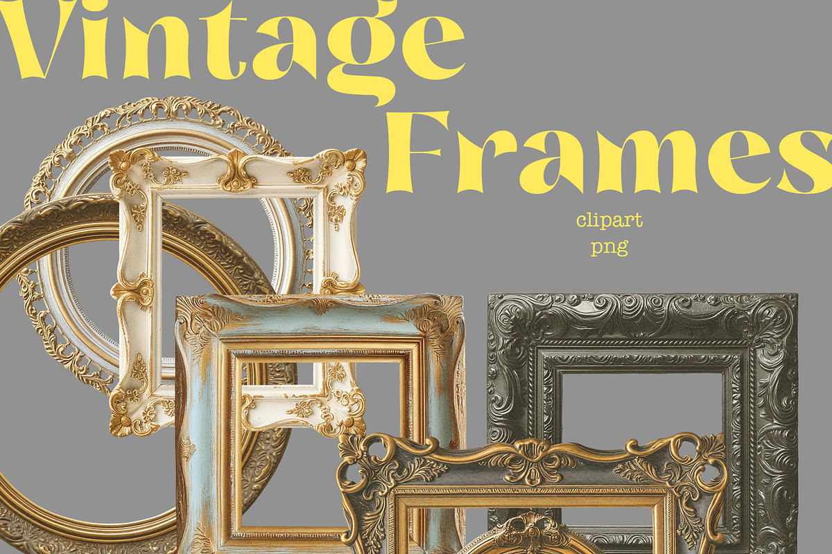 Vintage Frames, an Object Graphic by TheCuteShop (Photo 2 of 3)