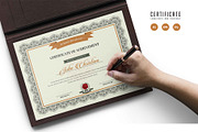 159. Modern Certificate Template, a Stationery Template by CreativeRezwan (Thumbnail 2 of 3)