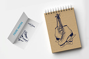 Hand drawn Figure Skating clipart, a Sport Illustration by Wild Muse (Thumbnail 6 of 6)