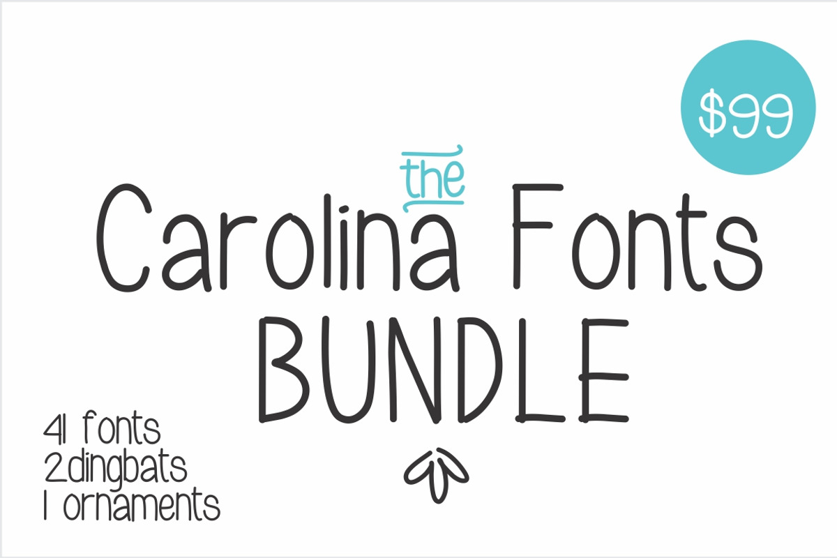 41 fonts bundle at only $40