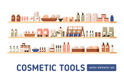 Cosmetic products for skin care, an Object Illustration by Good Studio (Thumbnail 1 of 3)