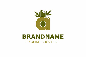 Letter A or AI Bamboo Modern Logo, a Branding & Logo Template by Pray Art Design Studio