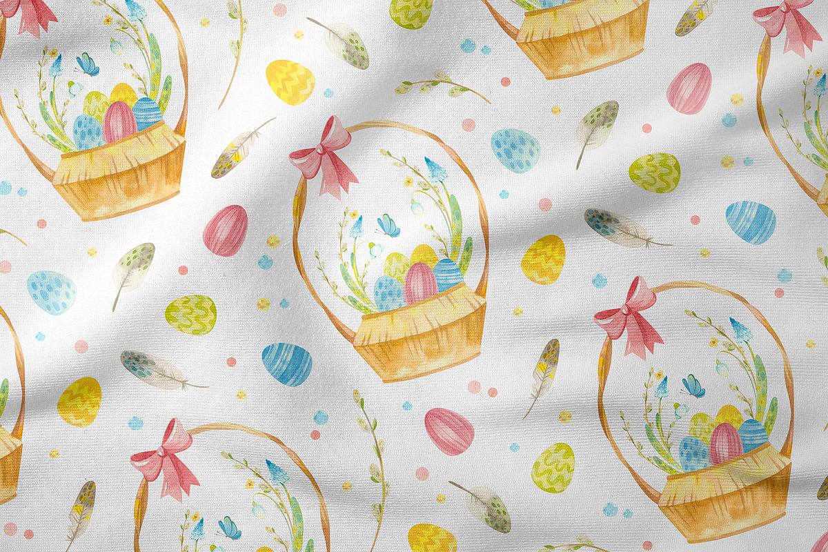 Easter Seamless Pattern, Cute Sheep, a Pattern Graphic by Valin Malin (Photo 3 of 8)
