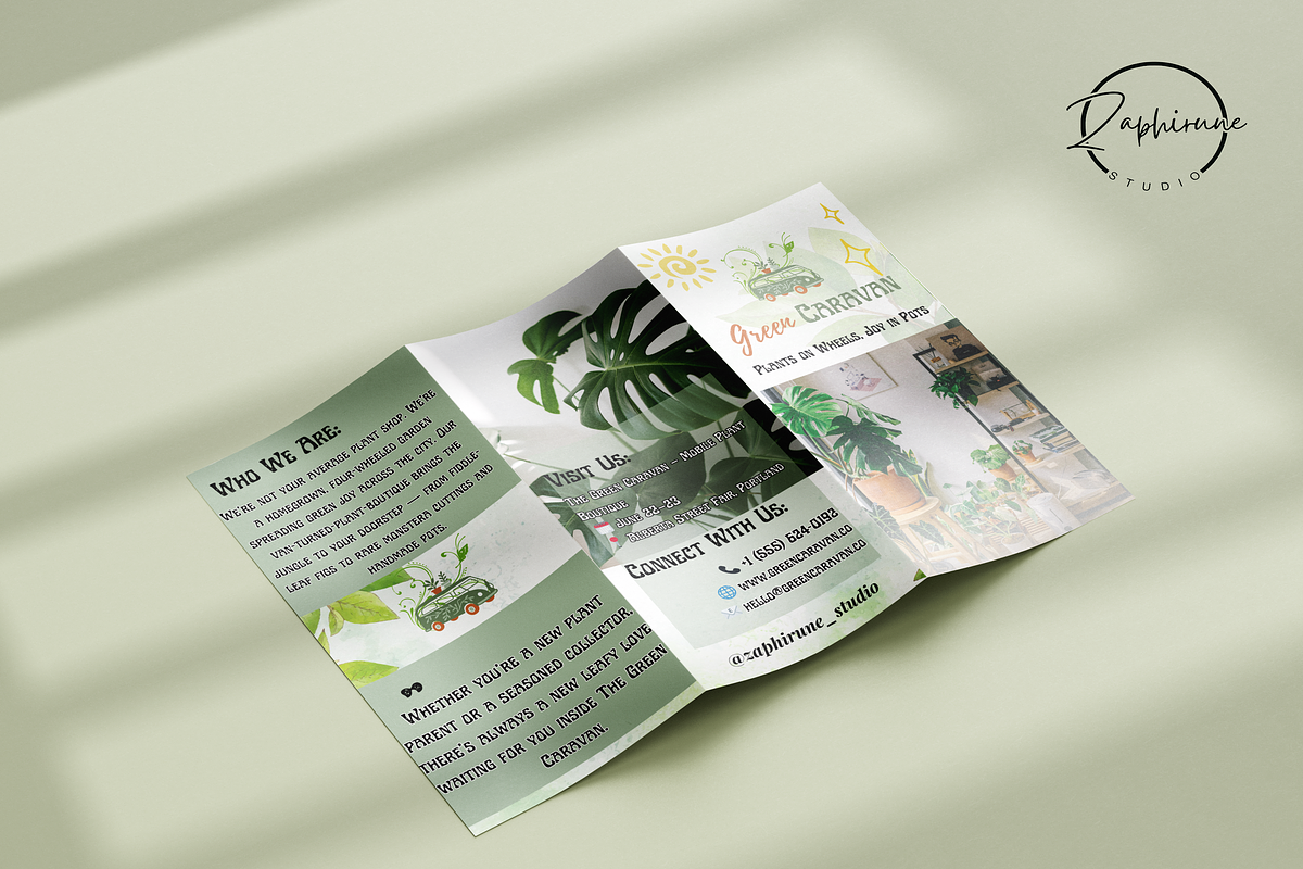 Plant Boutique Branding Bundle, a Branding & Logo Template by Zaphirune_Studio (Photo 2 of 5)