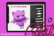 3D BRUSHES PROCREATE SET, a Brush Add-On by AlexandraArt (Thumbnail 3 of 16)