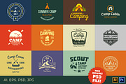 Vintage Vector Camp Graphics, an Object Graphic by Ember Studio (Thumbnail 3 of 3)