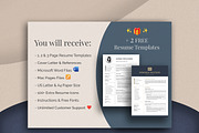 Resume Template | CV + Cover Letter, a Resume Template by Klamp Studio (Thumbnail 6 of 9)
