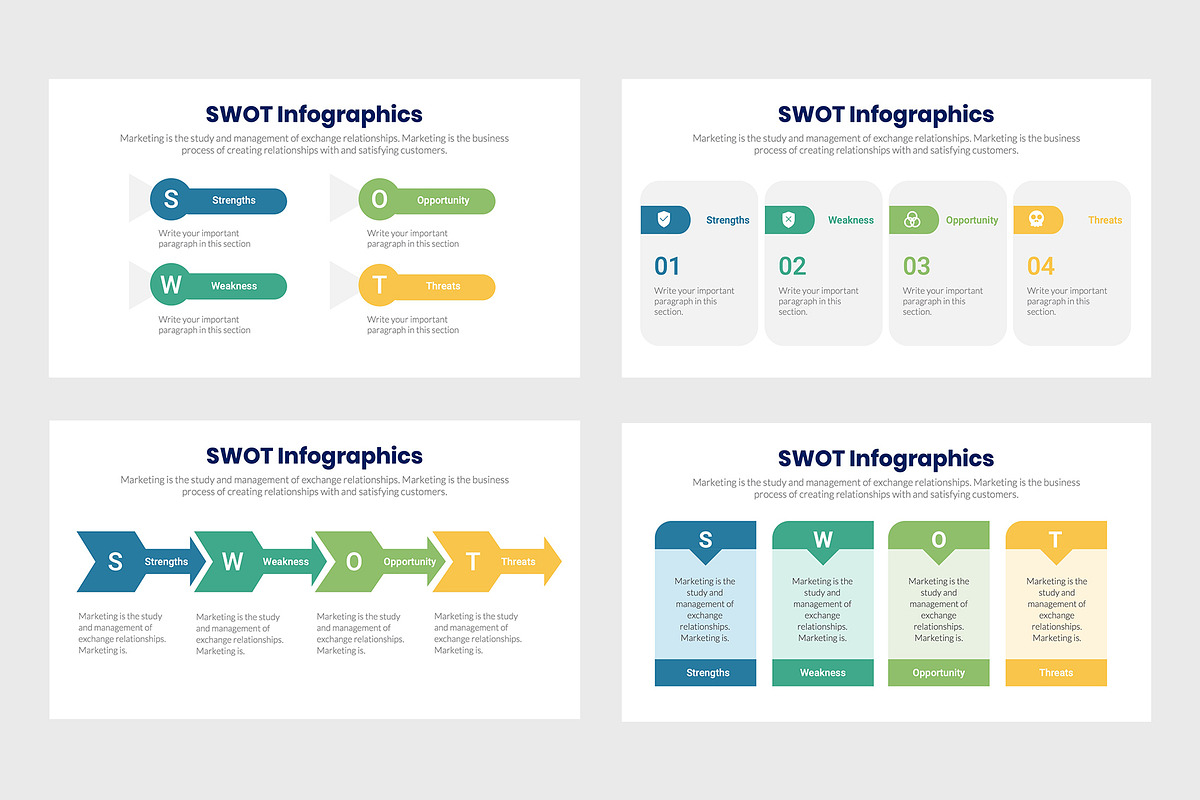 SWOT Infographics, a Presentation Template by slidequest (Photo 4 of 6)