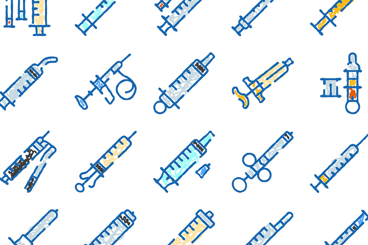 Medical syringe injection tools, an Object Graphic by pikepicture (Photo 3 of 3)