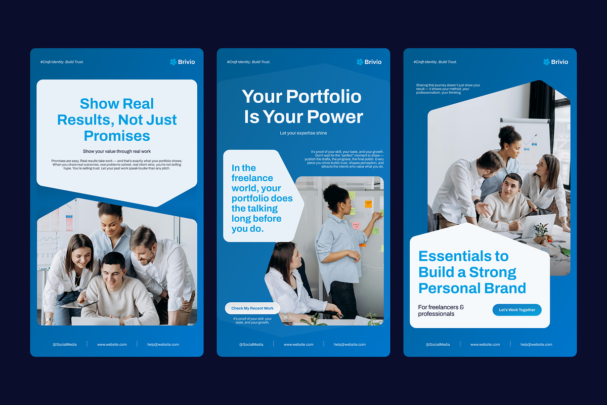 Brivio - Personal Branding, a Social Media Template by SLAB! Design (Photo 6 of 8)